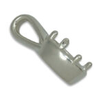 Oval Bezel Design with Prongs Pre-notched Pendant Mounting