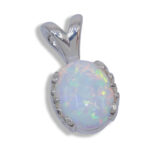 Arbor - Oval Cabochon Pendant Mounting