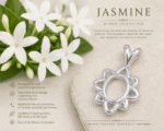 Jasmine Pendant - Oval Cabochon Pendant Mounting