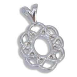Gardenia Pendant - Oval Cabochon Pendant Mounting