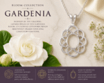 Gardenia Pendant - Oval Cabochon Pendant Mounting