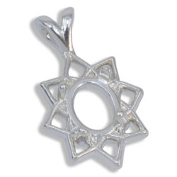 Clematis Pendant - Oval Cabochon Pendant Mounting