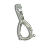 Pear 3 Prong Pre-notched Pendant Mounting