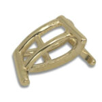 Pear Slider Style Pre-notched Pendant Mounting