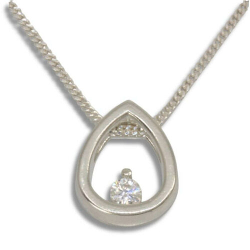 Pear Shaped Slider Single Stone Pre-notched Pendant Mounting