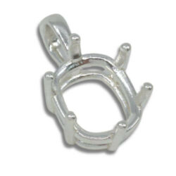 Elongated Cushion Pre-notched Pendant Mounting
