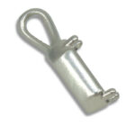 Emerald Cut Bezel Design with Prongs Pre-notched Pendant Mounting