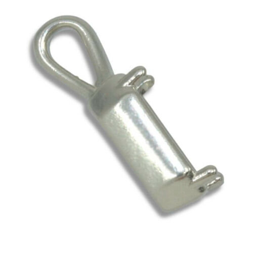 Emerald Cut Bezel Design with Prongs Pre-notched Pendant Mounting