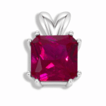 Square 8-Prong Basket Style Pre-notched Pendant Mounting