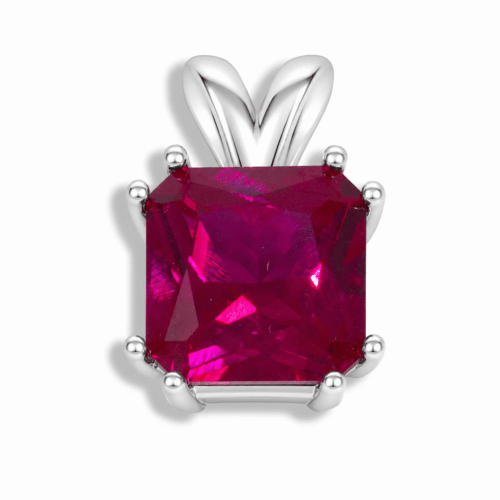 Square 8-Prong Basket Style Pre-notched Pendant Mounting
