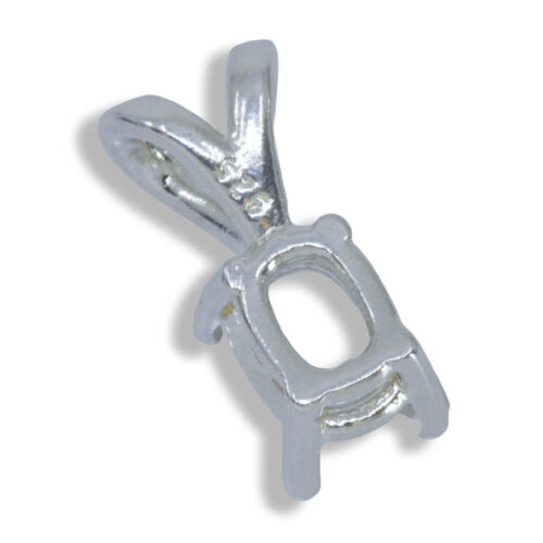 Elongated Cushion Pre-notched Pendant Mounting