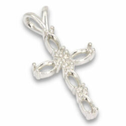 Marquise Cross Pendant