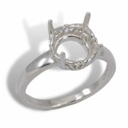Round Water Lily Pre-notched Ring Mounting