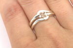 3mm Round Birthstone Ring Pre-notched Ring Mounting