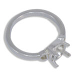 Amora Ring Round Heart Cutout Pre-notched Mounting