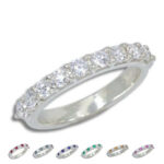 Lab Created Ten Stone Ring