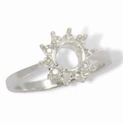 Round Cluster Pre-notched Ring Mounting