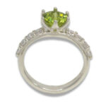 Round Tulip Accented Pre-notched Ring Mounting