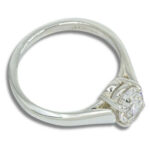 Lab Created Diamond 1.25ct Oval Solitaire Ring