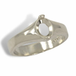 Men's Dome Oval Ring Mounting