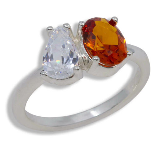 Toi et Moi Oval and Pear Pre-notched Ring Mounting