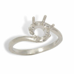 Round Crescent Pre-notched Ring Mounting