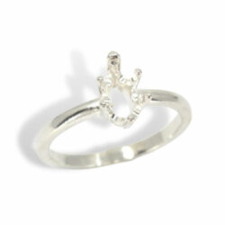 Pear Solitaire Ring Mounting