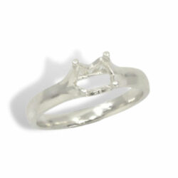 Round Tulip Design Ring Mounting