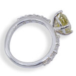 The Emma - Fancy Intense Yellow Lab Diamond Oval 2.02ct Ring