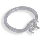 Oval Cabochon Solitaire Bypass Ring Mounting