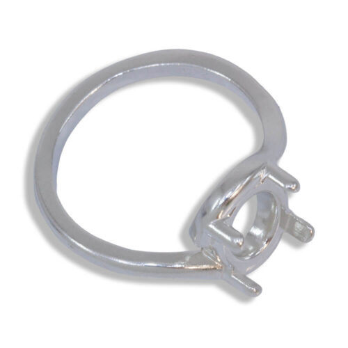 Oval Cabochon Wrap Bypass Ring Mounting