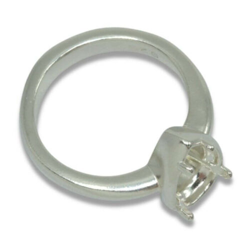 Pear Bezel Design with Prongs Pre-notched Ring Mounting