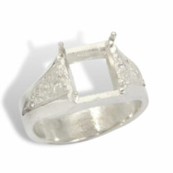 Men's Octo Square Pre-notched Ring Mounting