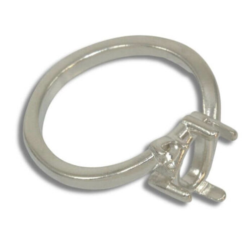 Pear Cabochon Bypass Accent Ring Mounting