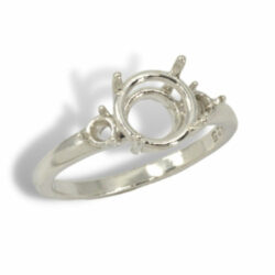 Round Side Accent Pre-notched Ring Mounting