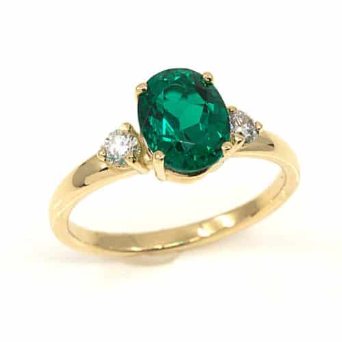 Oval Side Accent Pre-notched Ring Mounting