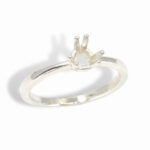 Trillion Solitaire Ring Mounting