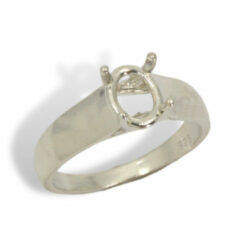 Oval Comfort Fit Pre-notched Ring Mounting