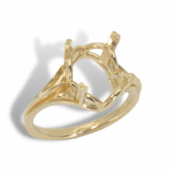Oval Regalle Pre-notched Ring Mounting
