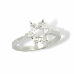 5mm Round Cluster Pre-notched Ring Mounting