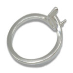 Marquise Solitaire Twist Pre-notched Ring Mounting