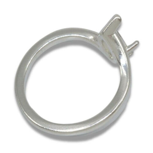 Marquise Solitaire Twist Pre-notched Ring Mounting