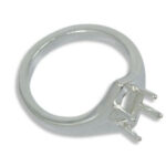 Side-Set Princess Pre-notched Ring Mounting