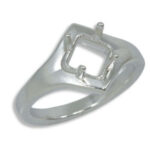 Side-Set Princess Pre-notched Ring Mounting
