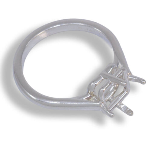 Square Solid Cathedral Pre-notched Ring Mounting