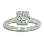 Lab Created Diamond 1.43ct Radiant Cut Solitaire Ring