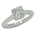 Lab Created Diamond 1.43ct Radiant Cut Solitaire Ring