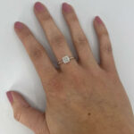Lab Created Diamond 1.43ct Radiant Cut Solitaire Ring