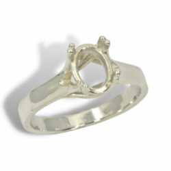 Oval Weave Pre-notched Ring Mounting