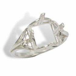 Square Four(4) Prong Ring Mounting